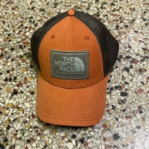 The North Face Hat. Orange with mesh back